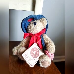 Boyds Bear 7" Alice B. Patchberry Hat strawberry